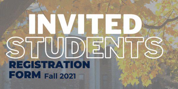 Invited students: Click here to register for SSA for Fall 2021
