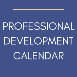 Professional Development Calendar