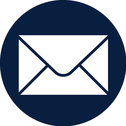 Icon with mail envelope.