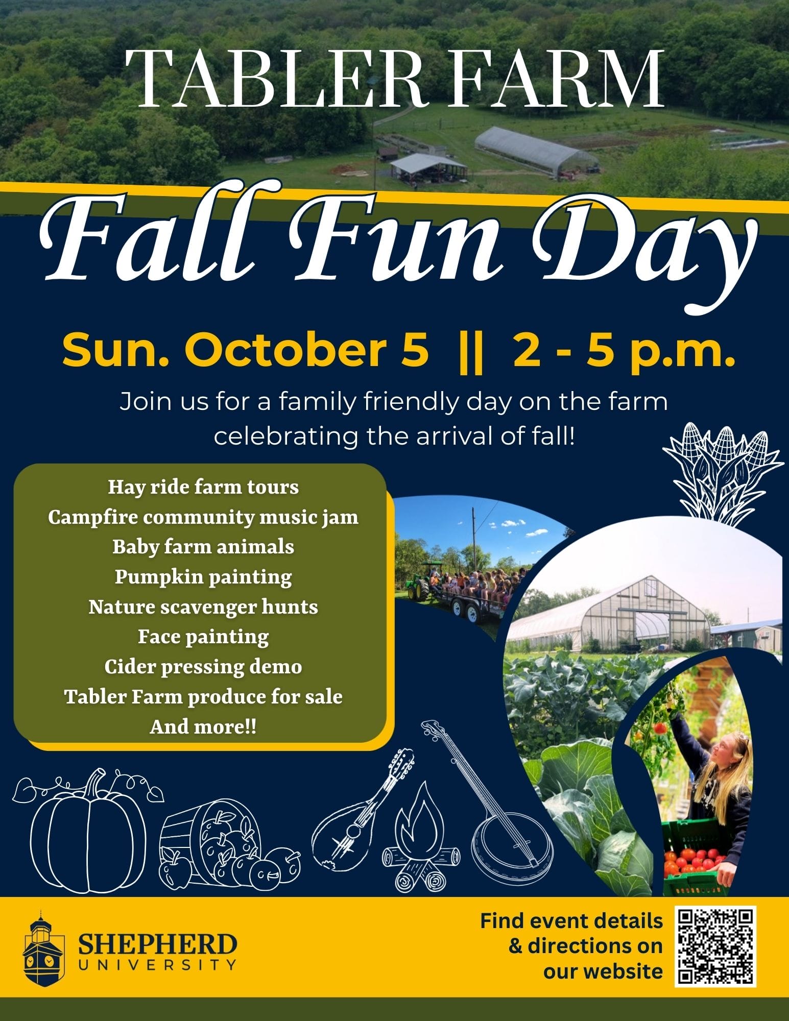Tabler Farm fall fun day flyer