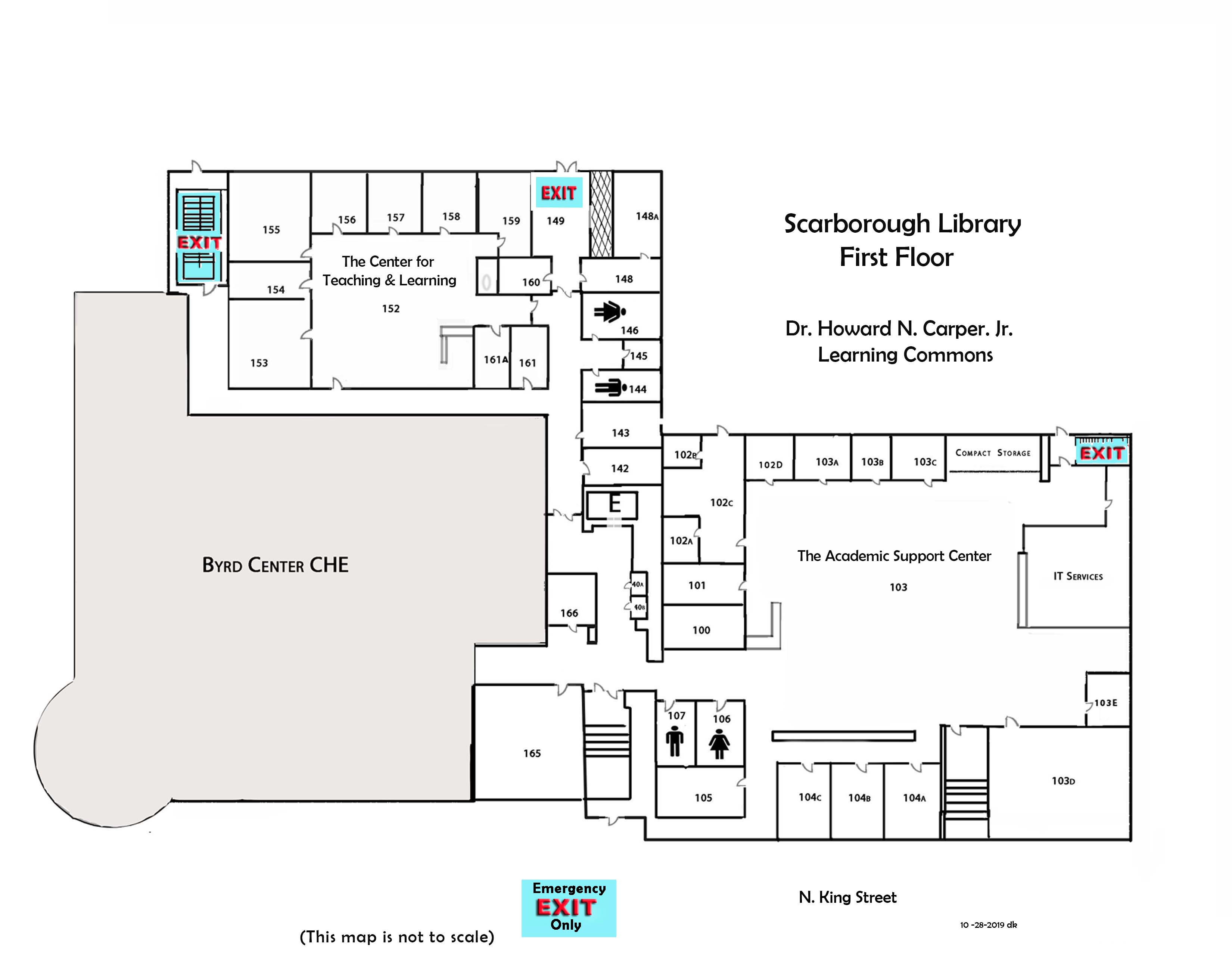 Shepherd University | Library | Library Directions Floor Plans