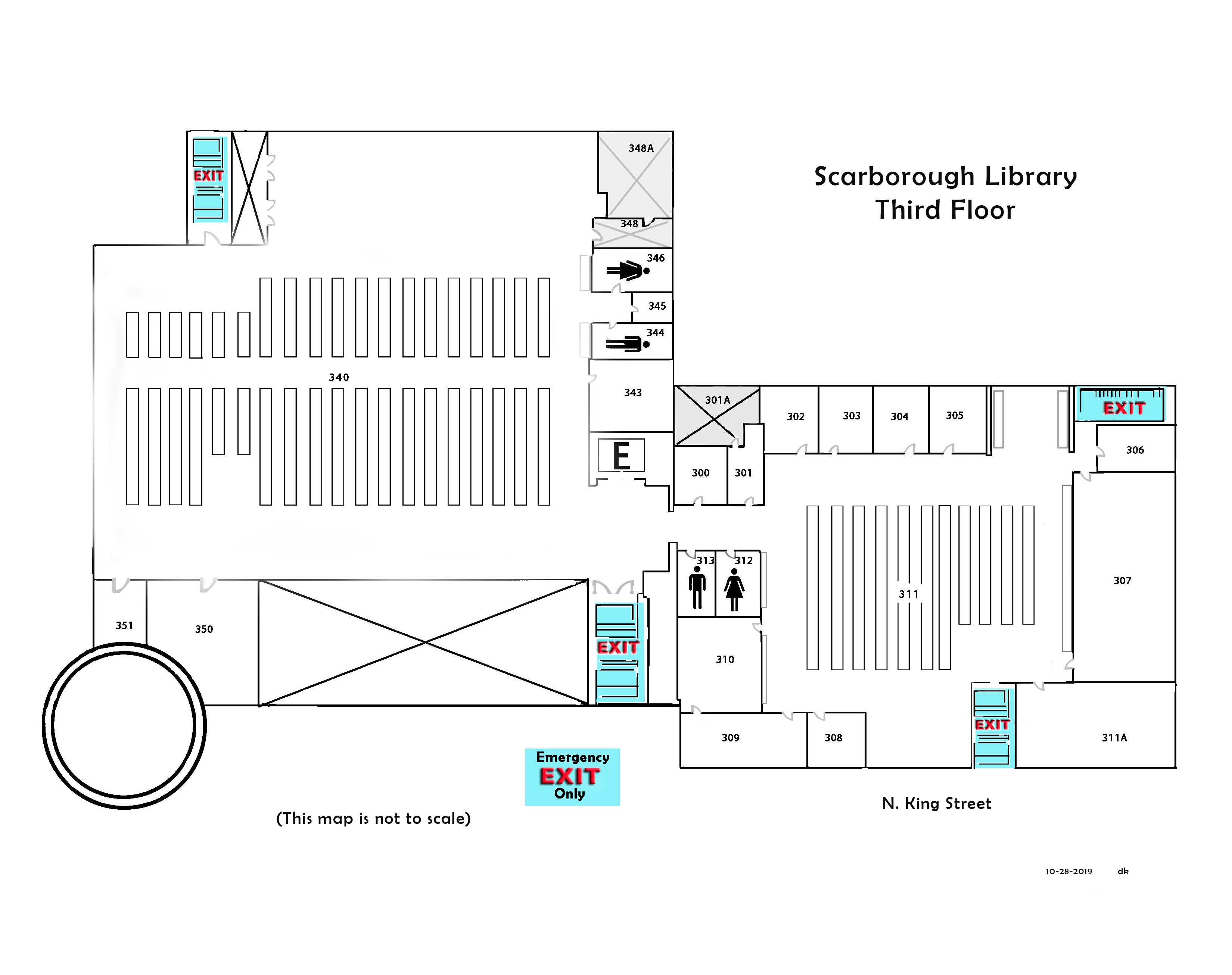 Shepherd University | Library | Library Directions Floor Plans
