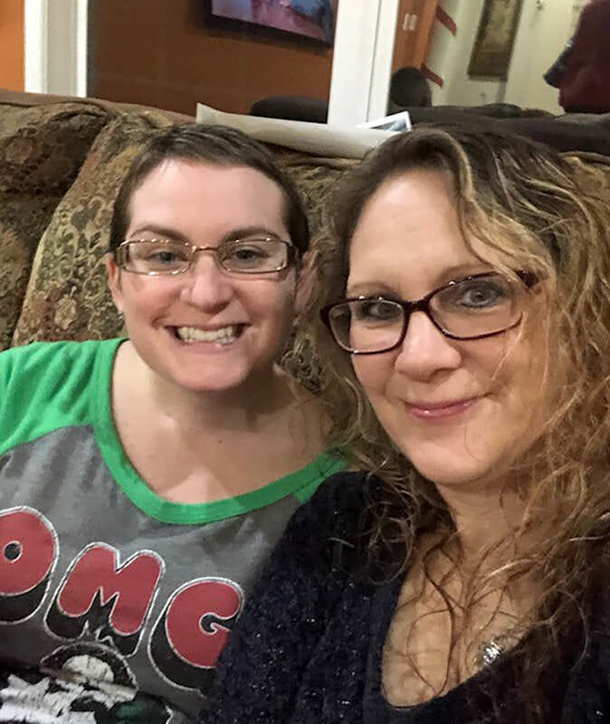 Amanda Wilkins and her mother Rona Hays