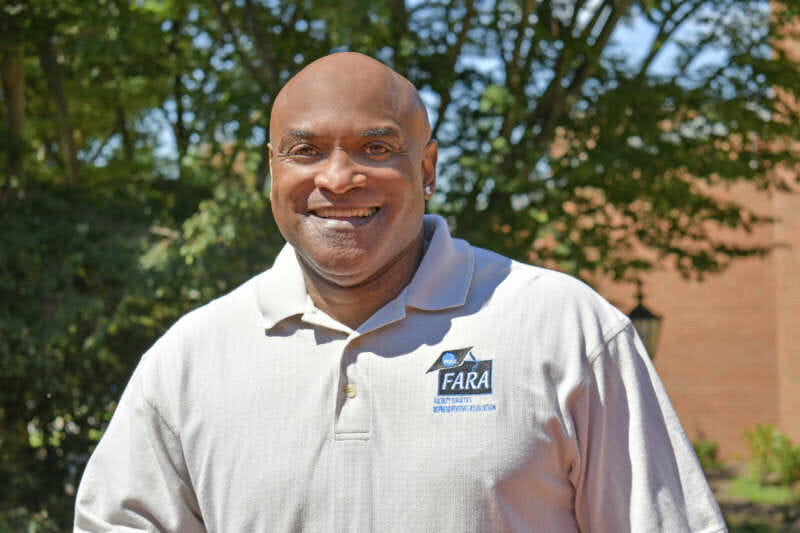 Dr. Andro Barnett, professor in recreation and leisure studies and M.B.A. sport management coordinator