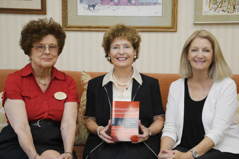 Pictured (l. to r.) are Dr. Sylvia Bailey Shurbutt, director, Center for Appalachian Studies and Communities; Dr. Mary J.C. Hendrix, Shepherd president; and Monica Lingenfelter, executive vice president, Shepherd University Foundation.