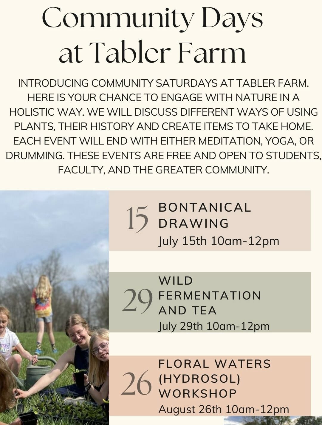 summer community days