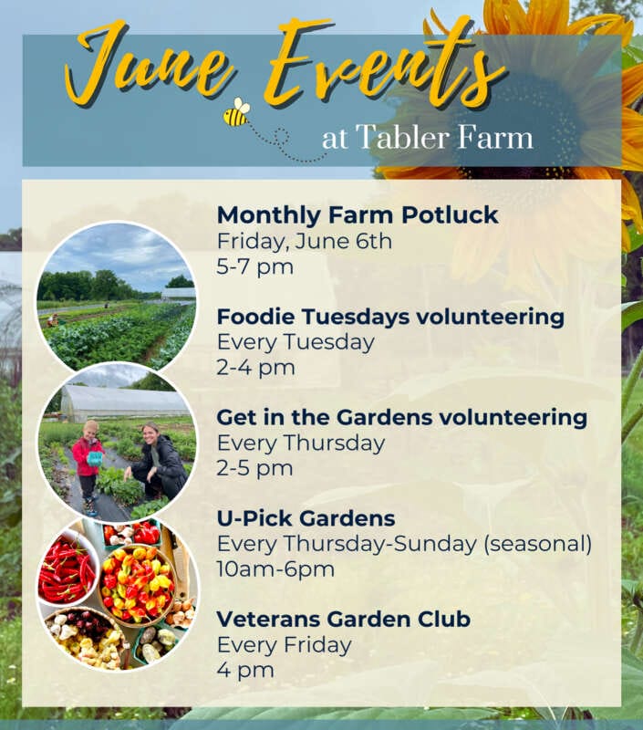 Tabler farm June events