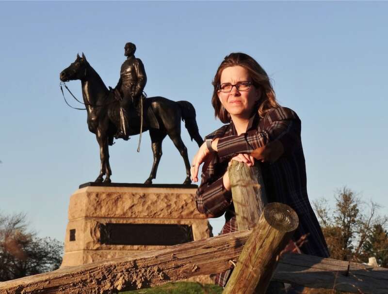 Dr. Jennifer Murray at Gettysburg National Battlefield