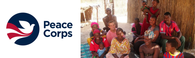 Peace Corps group of people in colorful clothes smiling
