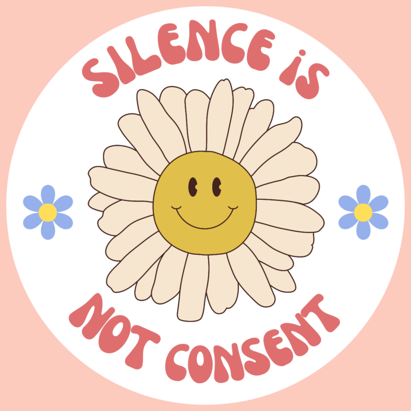 Silence is not consent button