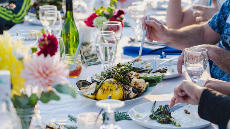 farm to table dinner example photo