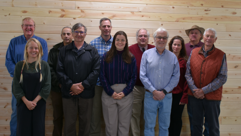 Back row, from left: Paul Wilmoth, Peter Villa, Jeff Groff, Ben Martz, Brook Comer, Matthew Ware.
Front row, from left: Madison Hale, Tom Barney, Molly Sutter, Lyle Rush, Mark Kable.