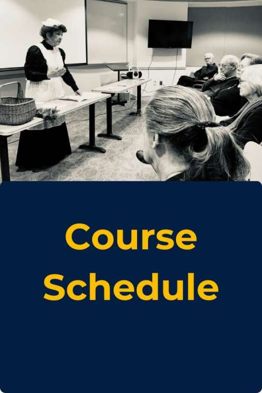 Lifelong Learning Course Schedule Link 