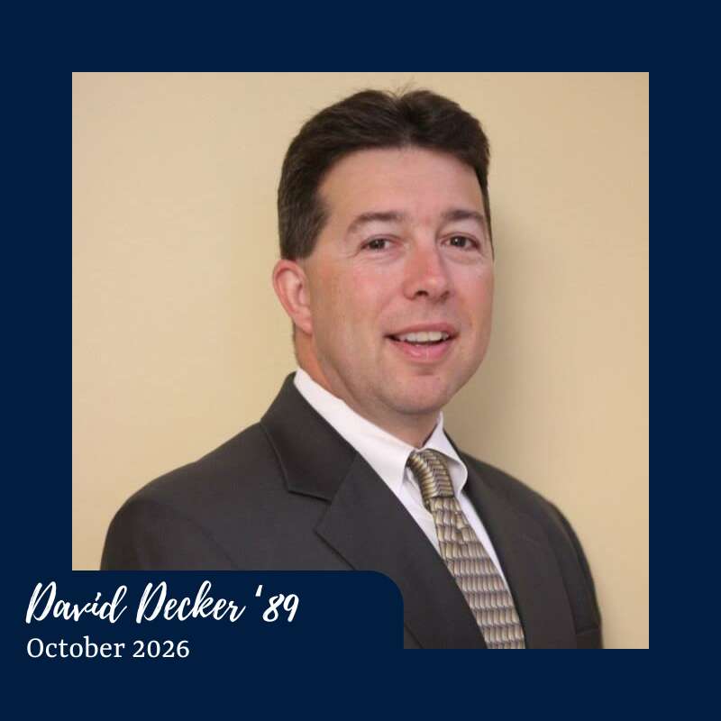 David Decker '89 - October Alumni Highlight and 2026 Outstanding Alumnus of the Year