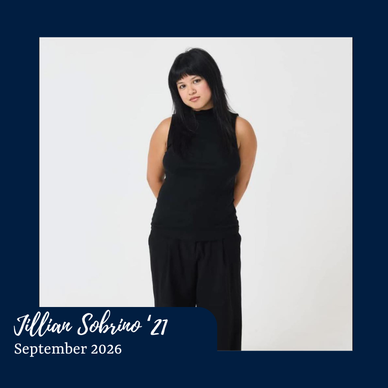 Jillian Sobrino '21 - September 2026 Alumni Highlight