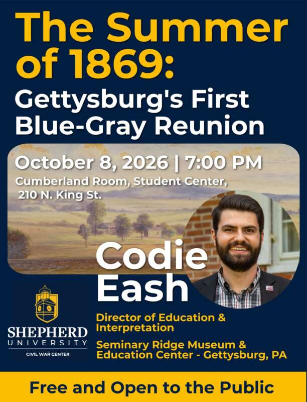 Flyer for Codie Eash lecture on October 8